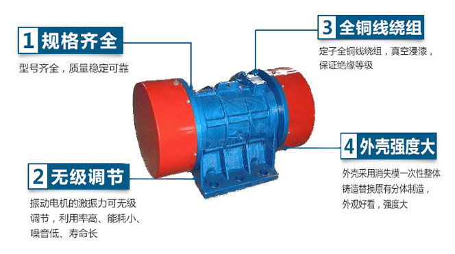 TZDC振動電機特點